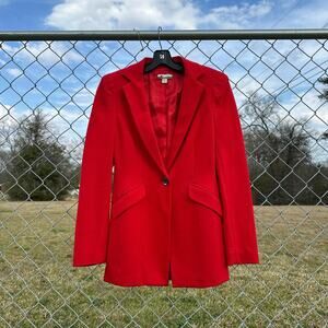 Classic Red Blazer